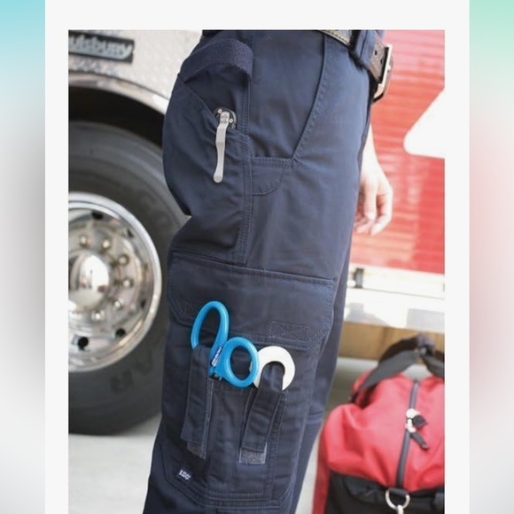 5.11 Tactical Emergency Services Work Pants Navy 34 UPF Cargo Utility - Picture 4 of 7